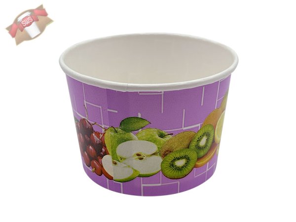 45 Stk. Becher Eisbecher B 190 Früchte lila